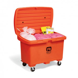 PIG Spill Kits in High-Visibility Storage Chests